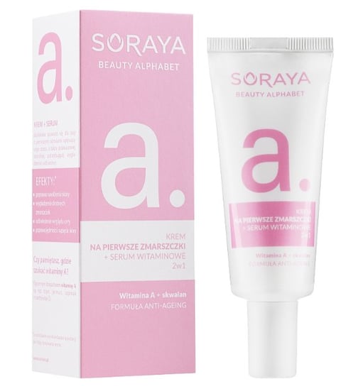 Soraya, Beauty Alphabet, Krem Przeciwzmarszczkowy + Serum Witaminowe 2w1, 30ML Soraya