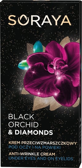Soraya, Black Orchid & Diamonds, krem przeciwzmarszczkowy pod oczy i na powieki, 15 ml Soraya