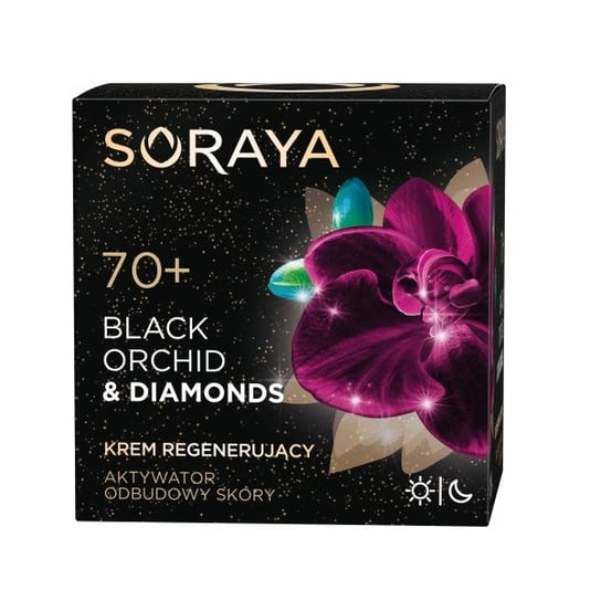 Soraya, Black Orchid & Diamonds, krem regenerujący na dzień i noc 70+, 50 ml Soraya