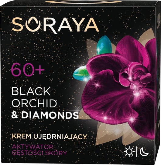 Soraya, Black Orchid & Diamonds, krem ujędrniający na dzień i noc 60+, 50 ml Soraya