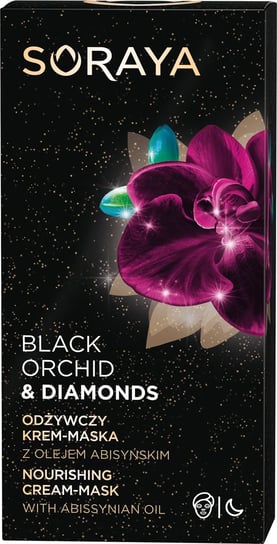 Soraya, Black Orchid & Diamonds, odżywczy krem-maska na noc, 50 ml Soraya