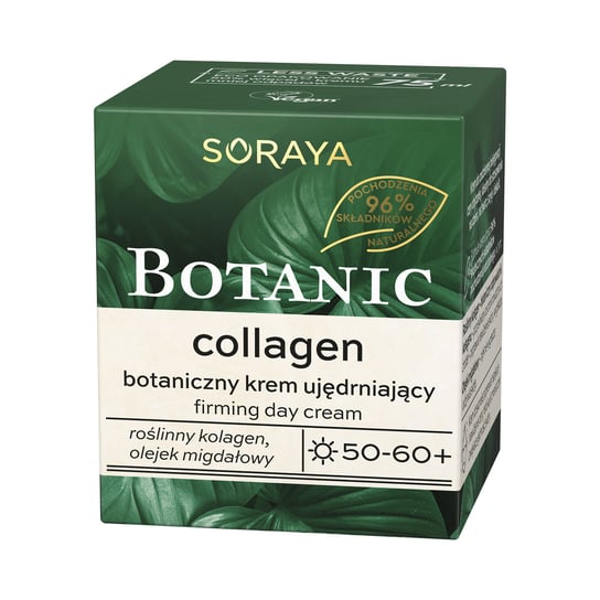 Soraya Botanic Collagen Botaniczny Krem ujędrniający 50-60+ na dzień 75ml Soraya