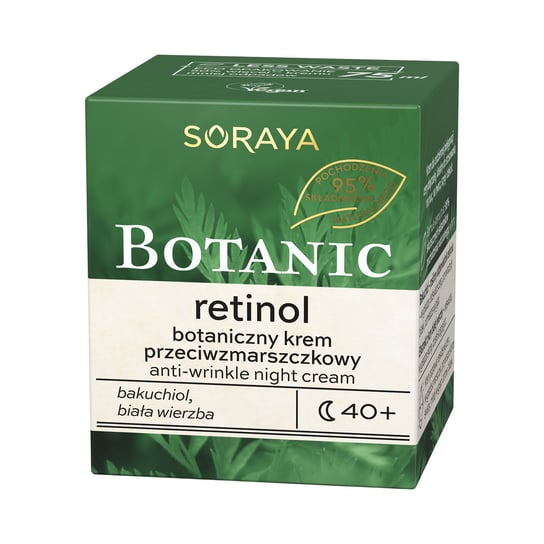 Soraya Botanic Retinol 40+ botaniczny krem przeciwzmarszczkowy na noc 75ml Soraya