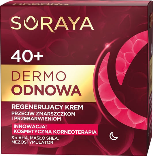 Soraya, Dermo Odnowa 40+, krem regenerujący na noc, 50 ml Soraya