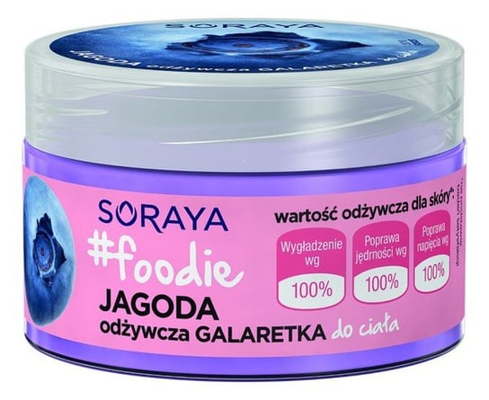 Soraya, #FOODIE, galaretka do ciała jagoda-odżywcza, 200 ml Soraya