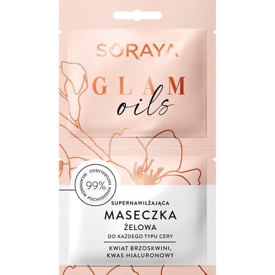 Soraya Glam Oils Supernawilżająca Maseczka żelowa na twarz - cera każdego rodzaju 10ml Inna marka