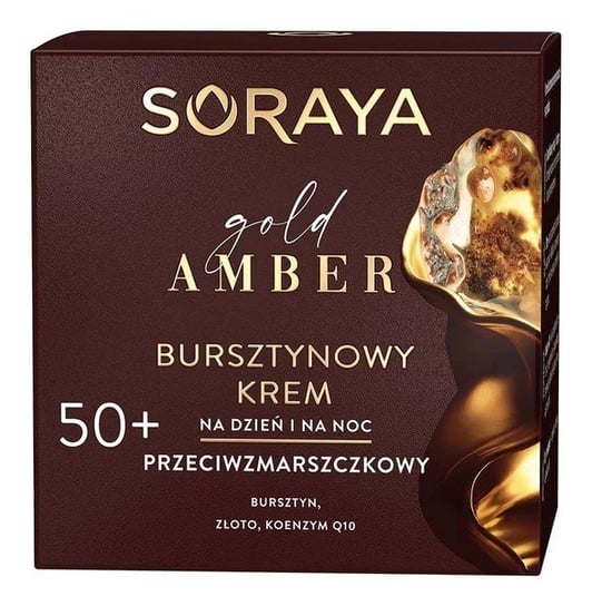 Soraya Gold Amber Bursztynowy Krem Przeciwzmarszczkowy Na Dzień I Na Noc 50+ 50Ml Soraya