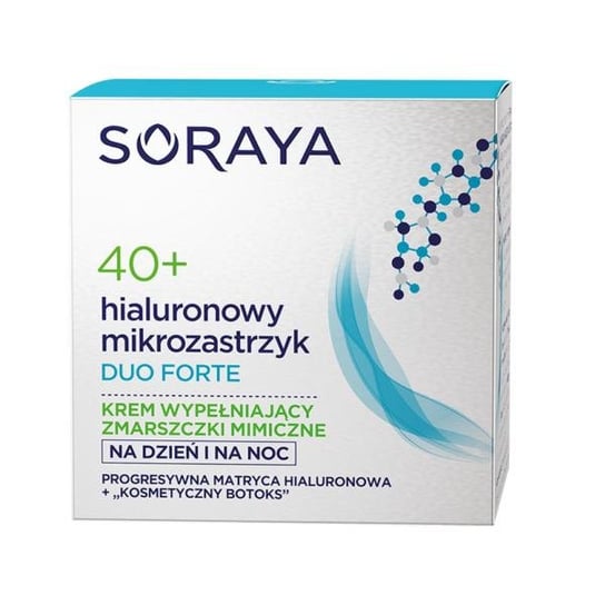 Soraya, Hialuronowy Mikrozastrzyk Duo Forte 40+, krem na dzień i noc, 50 ml Soraya