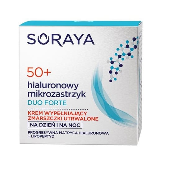 Soraya, Hialuronowy Mikrozastrzyk Duo Forte 50+, krem na dzień i noc, 50 ml Soraya