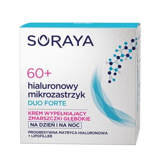 Soraya, Hialuronowy Mikrozastrzyk Duo Forte 60+, krem na dzień i noc, 50 ml Soraya