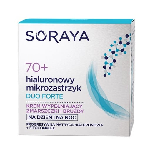 Soraya, Hialuronowy Mikrozastrzyk Duo Forte 70+, krem na dzień i noc, 50 ml Soraya