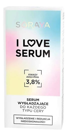 Soraya I Love Serum Serum wygładzające kwasy AHA+PHA 3.8% 30ml Soraya