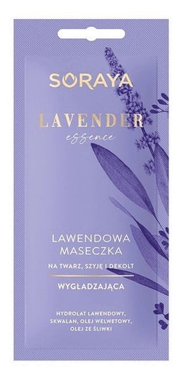 Soraya Lavender Essence Lawendowa Maseczka Wygładzająca Na Twarz Szyję I Dekolt 8Ml Soraya