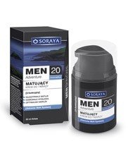 Soraya, Men Adventure 20+, matujący krem do twarzy, 50 ml Soraya