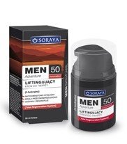 Soraya, Men Adventure 50+, liftingujący krem do twarzy, 50 ml Soraya