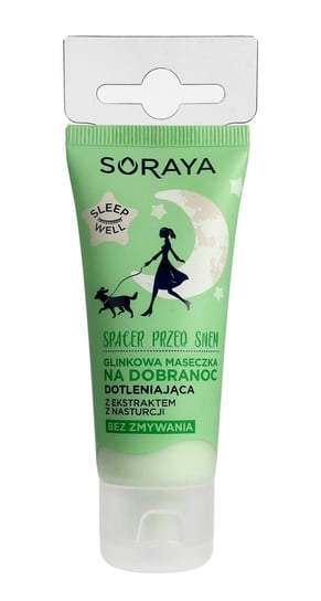 Soraya, Sleep Well, glinkowa maseczka na dobranoc dotleniająca Spacer Przed Snem, 30 ml Soraya