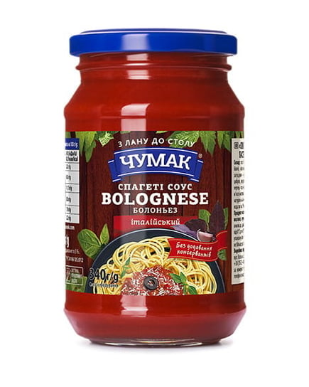 Sos Bolognese Czumak, 340G Inny producent