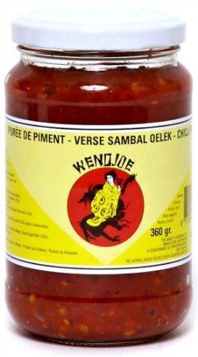 Sos chili Sambal Oelek 360g - Wendjoe WENDJOE