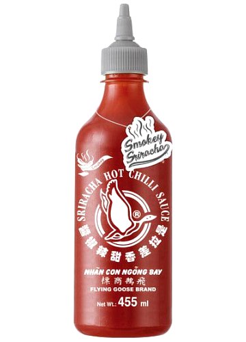 Sos Chili Smokey Sriracha, Bardzo Ostry (Chili 61%) 455Ml - Flying Goose Flying Goose
