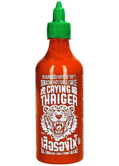 Sos chili Sriracha (40% chili), bardzo ostry 484g - Crying Tiger SUREE