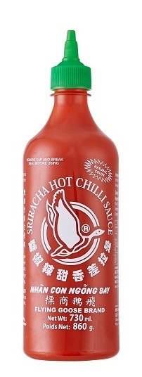 Sos chili Sriracha, bardzo ostry (chili 61%) 730ml - Flying Goose Flying Goose
