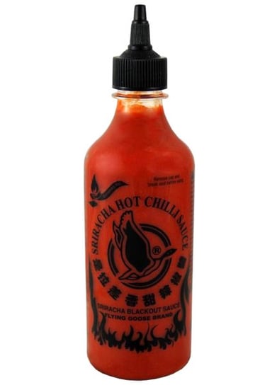 Sos chili Sriracha Blackout, ekstremalnie ostry 455ml - Flying Goose Flying Goose