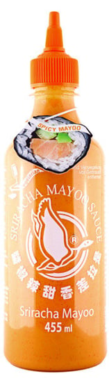 Sos chili Sriracha Mayoo, łagodnie pikantny (chili 20%) 455ml - Flying Goose Flying Goose