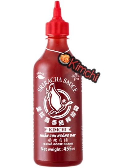 Sos Chili Sriracha Z Kimchi, Bardzo Ostry 455Ml - Flying Goose Flying Goose