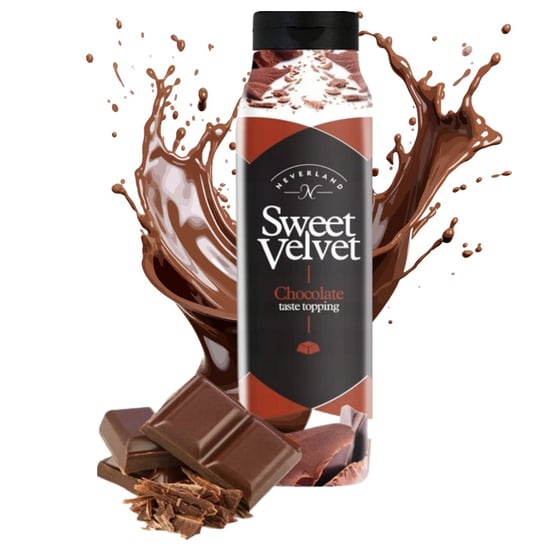 Sos do deserów Neverland czekoladowy 1000 g Sweet Velvet polewa do lodów gofry Inna marka