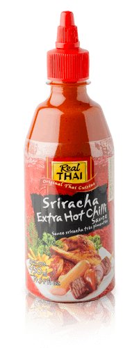 Sos Extra Hot Chili Sriracha, ostry 430ml - Real Thai Real Thai