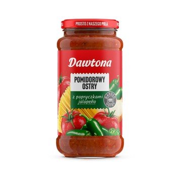 Sos pomidorowy pikantny z jalapeno 520g Dawtona Inna marka
