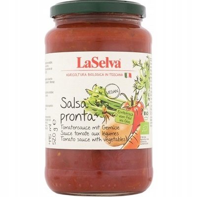 Sos pomidorowy z warzywami bio 340g, La Selva LASELVA