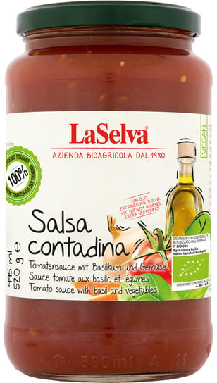 Sos pomidorowy z warzywami - Salsa Contadina 520g BIO Inna marka