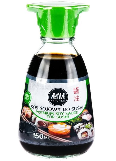 Sos sojowy do sushi Premium Less Salt, dyspenser 150ml - Asia Kitchen Asia Kitchen