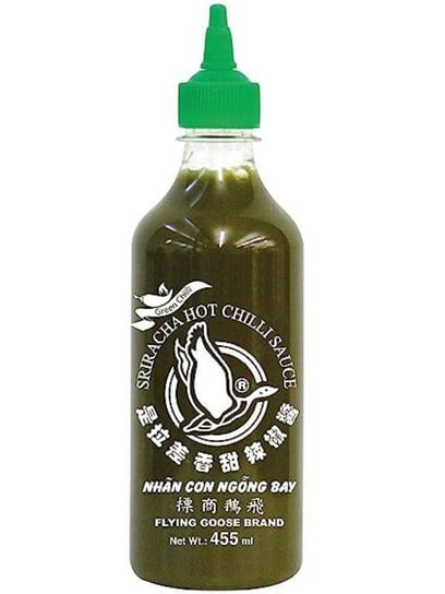 Sos Sriracha Ostry z Zielonym Chilli 54% Chilli  Kuchnia Świata 455ML FLYING GOOSE BRAND