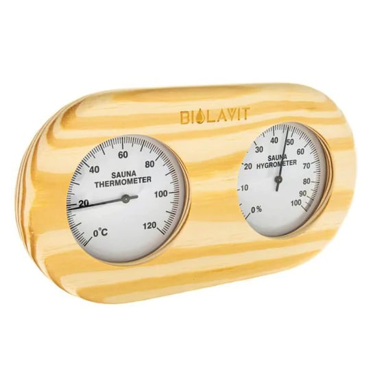 Sosnowy termometr z higrometrem do sauny Bilovit Bilovit