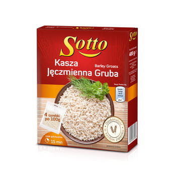 Sotto Kasza Jęczmienna Mazurska 4X100G Inna marka