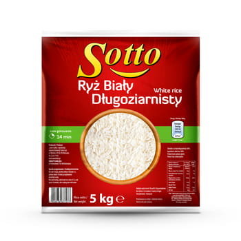 Sotto Ryż Biały Długoziarnisty 5Kg Inna marka