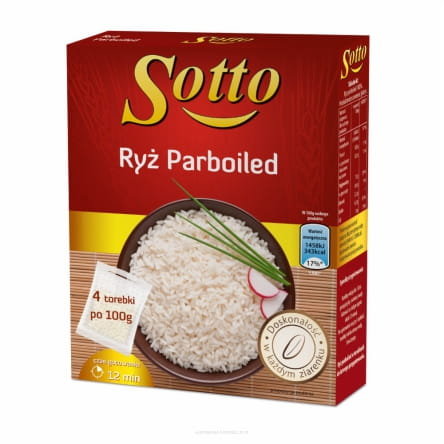 Sotto Ryż Parboiled  4 X 100G Inna marka