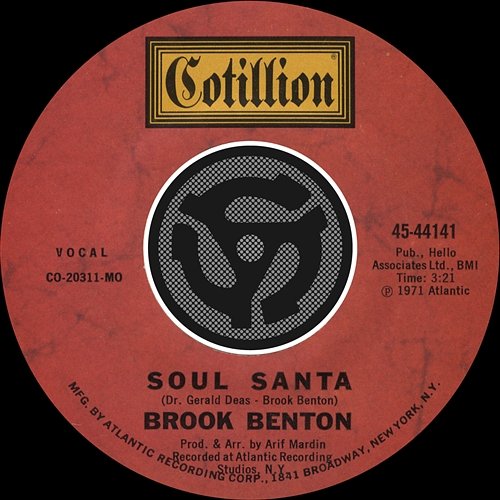 Soul Santa / Let Us All Get Together With The Lord [Digital 45] Brook Benton