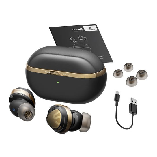 SOUNDPEATS Opera 05 słuchawki bezprzewodowe czarno-złote SoundPeats