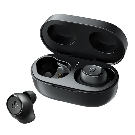 Soundpeats Truefree 2 - Bezprzewodowe Słuchawki Dokanałowe Bluetooth 5.0 Tws : Kolor - Czarny SoundPeats