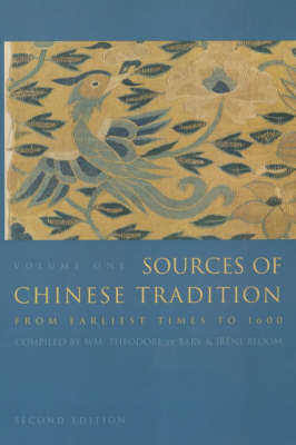 Sources of Chinese Tradition Bary Wm. Theodore