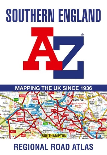 Southern England A-Z Road Atlas Opracowanie zbiorowe