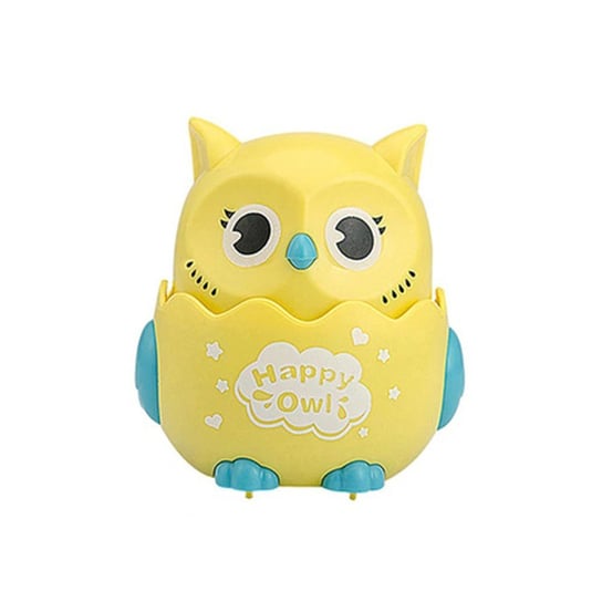 Sowa Happy Owl Zabawka Z Silnikiem Naciągowym Jeżdząca Żółty Inny producent