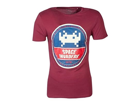 Space Invaders - T-Shirt Męski Round Invader Czarny Inna marka