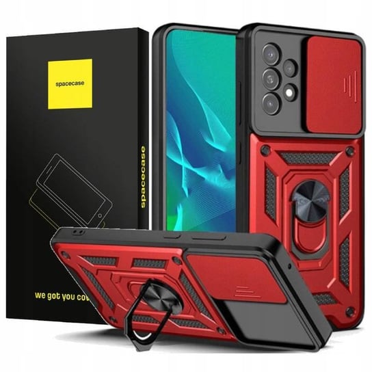 Spacecase Camring Galaxy A13 4G Czerwony SpaceCase