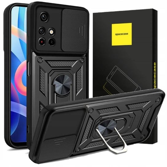 Spacecase Camring Poco M4 Pro 5G Czarny SpaceCase