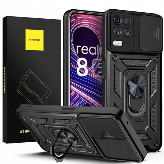 Spacecase Camring Realme 8 5G Czarny SpaceCase