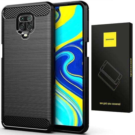 Spacecase Carbon Redmi Note 9S/9 Pro Czarny SpaceCase